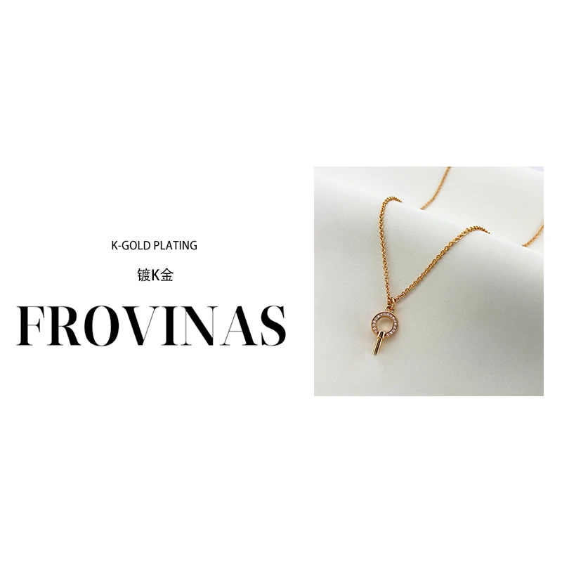 BAOSHATI/宝莎缇 合金项链  YJXL-2738轻奢时尚百搭经典项链吊坠