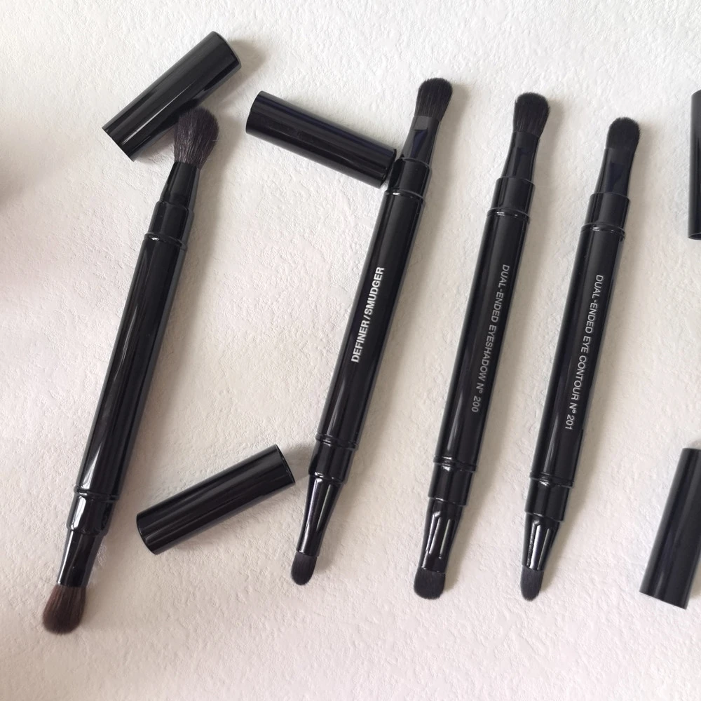 香家双头伸缩眼影刷BB家芭比细光锋羊毛动物毛晕染刷便携化妆刷