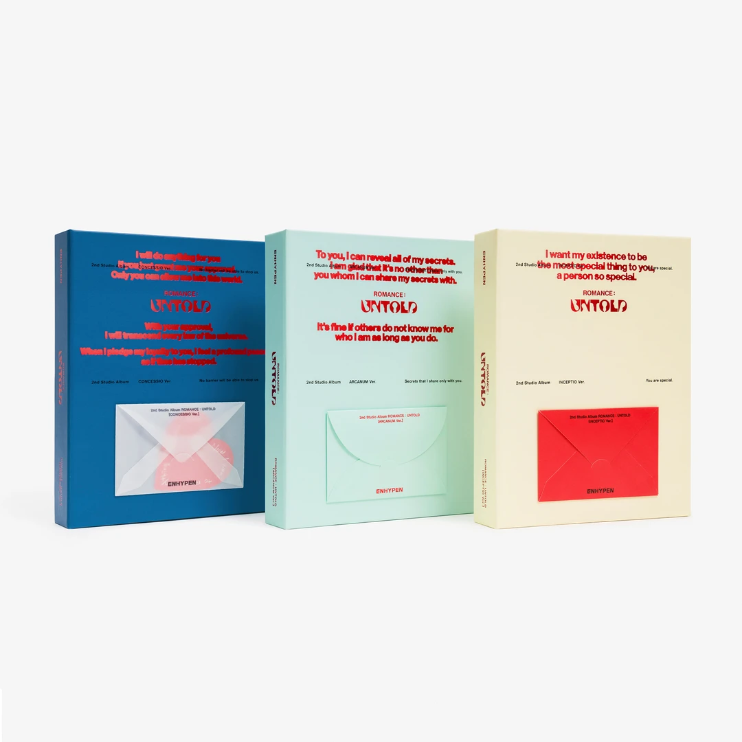 现货 ENHYPEN 正规2辑ROMANCE : UNTOLD/DARK MOON特典小卡等