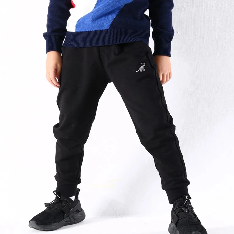 断码清货 男童裤子春秋小学生运动裤中大童春款休闲裤弹力卫裤潮