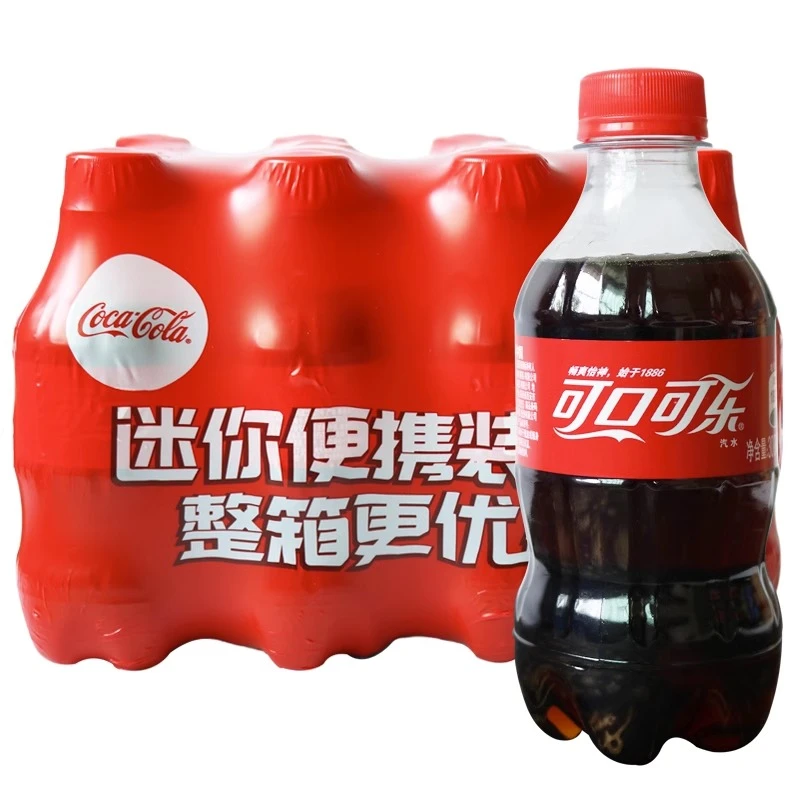 可口可乐整件300ml迷你小瓶装可乐碳酸汽水饮品夏日畅饮朋友聚会