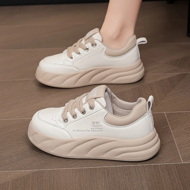 XW807  夏季爆款小白鞋女秋季新款百搭厚底休闲韩版ins运动板鞋