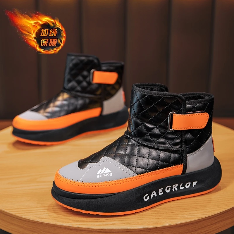 2023冬季厚底高帮加绒加厚冬鞋雪地靴保暖雪地靴休闲时尚百搭鞋子