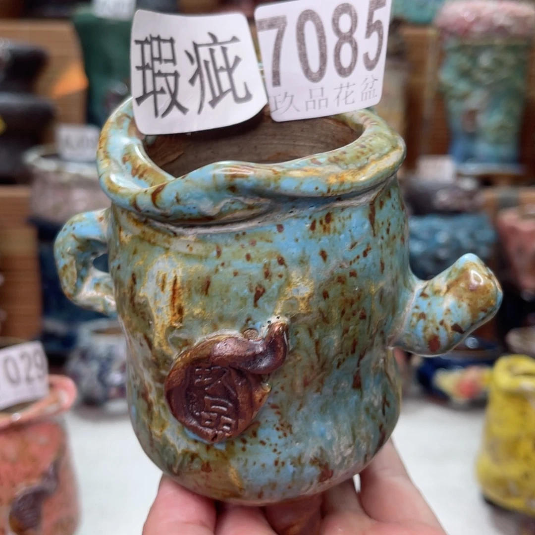 景德镇玖品陶瓷艺术工艺创意罐，全手工制作瑕疵