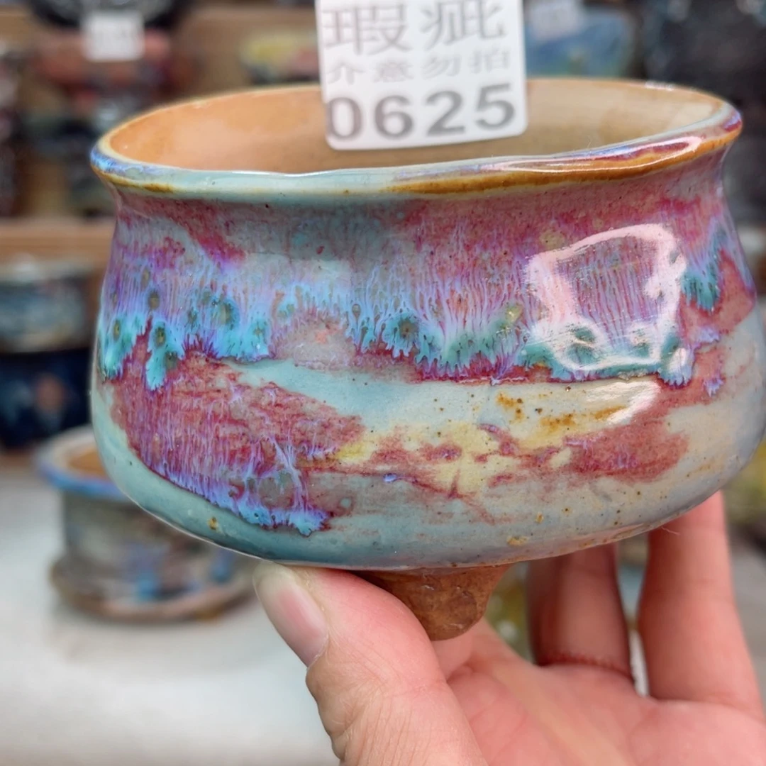 景德镇陶瓷艺术罐，全手工制作瑕疵特价