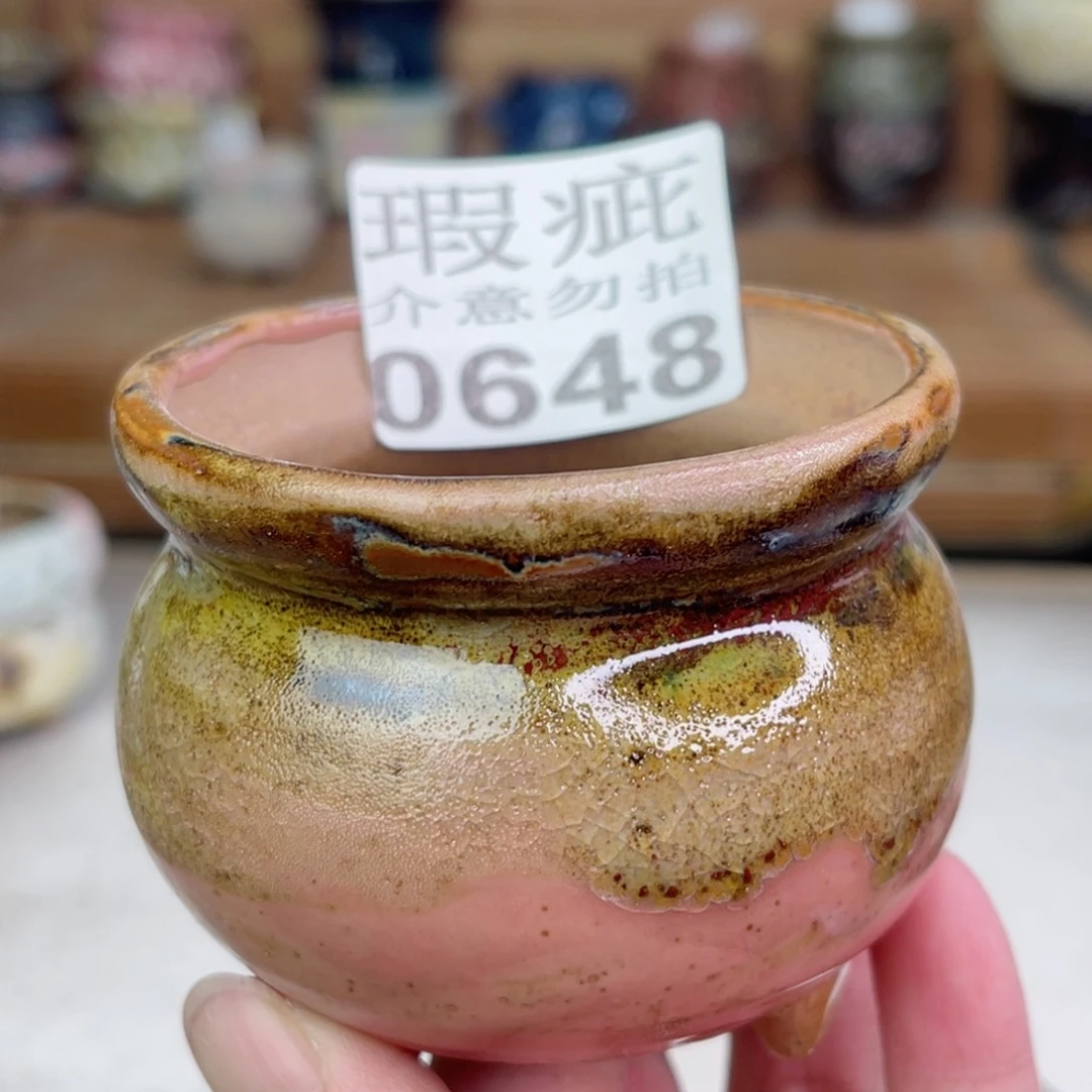 景德镇陶瓷艺术罐，全手工制作瑕疵
