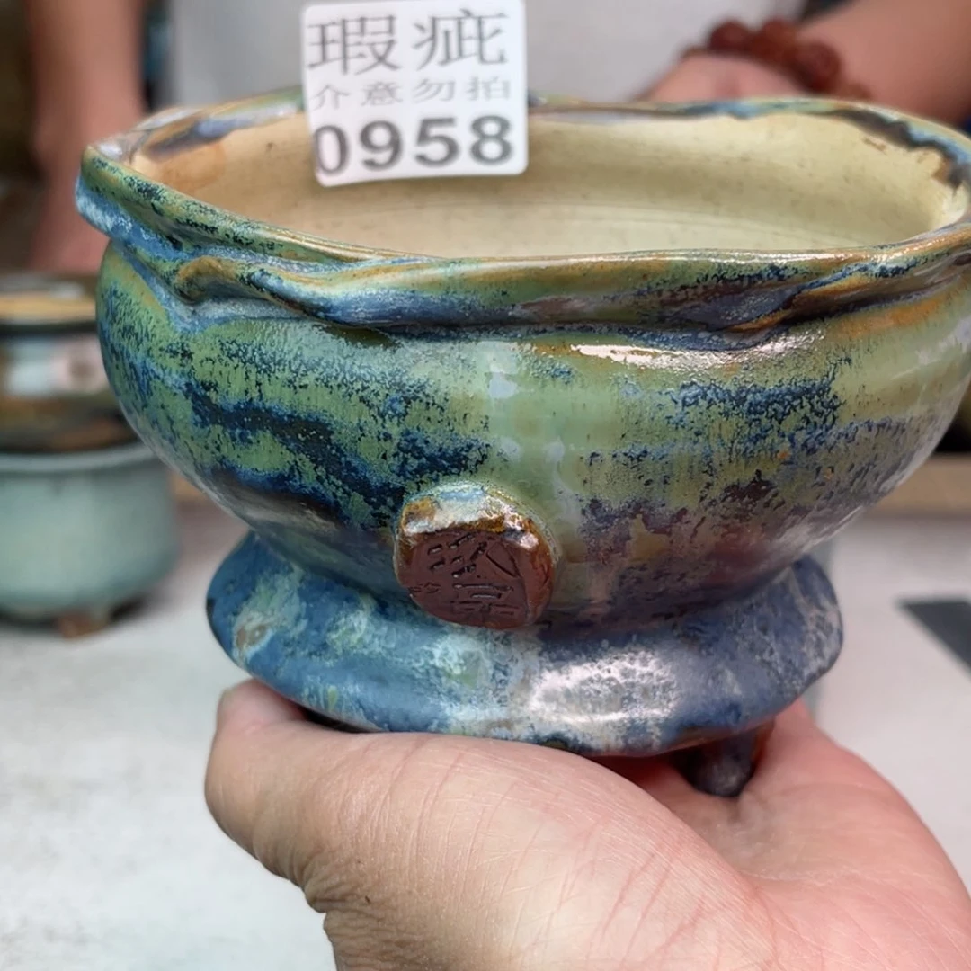 景德镇陶瓷艺术罐，全手工制作瑕疵特价