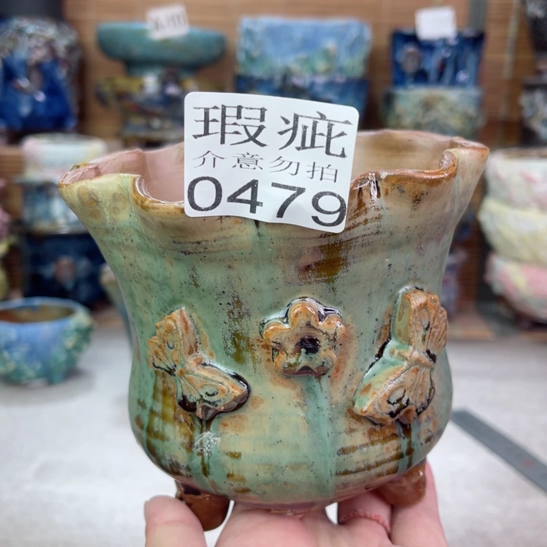 景德镇陶瓷艺术罐，全手工制作瑕疵特价