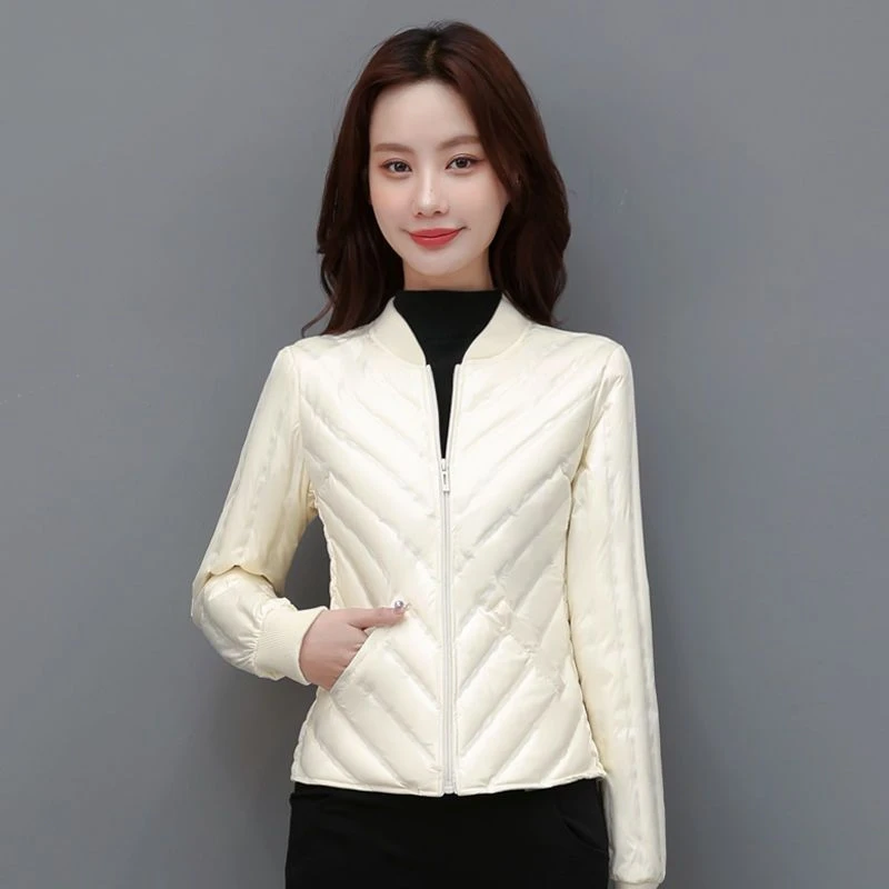 雅鹿新款2024秋冬新款羽绒内胆女轻薄修身妈妈内搭显瘦大时尚百搭