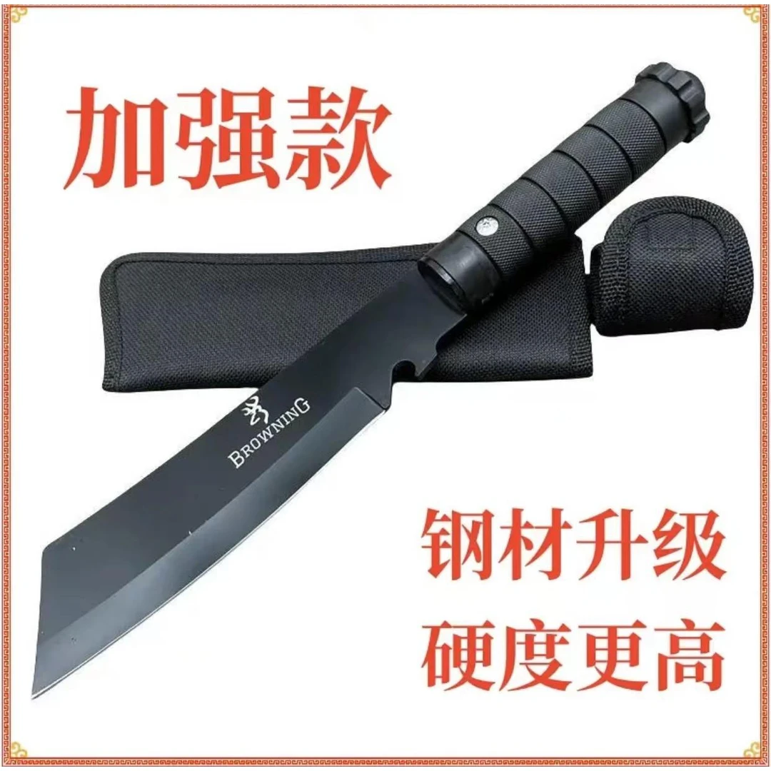 户外露营多功能刀开路切水果刀切肉便携锋利小刀宿舍直刀求生刀