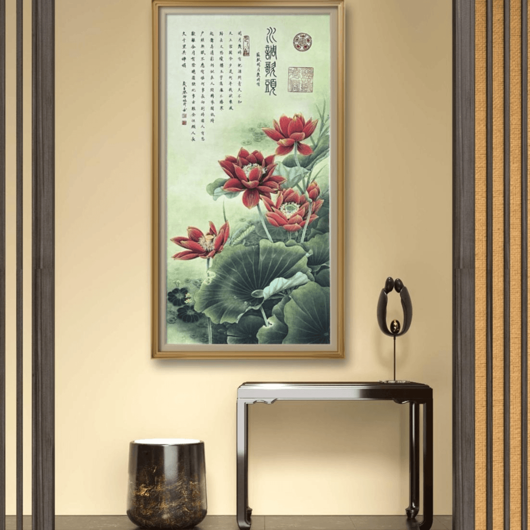 程旭升书法-水调歌头-宣纸托底
