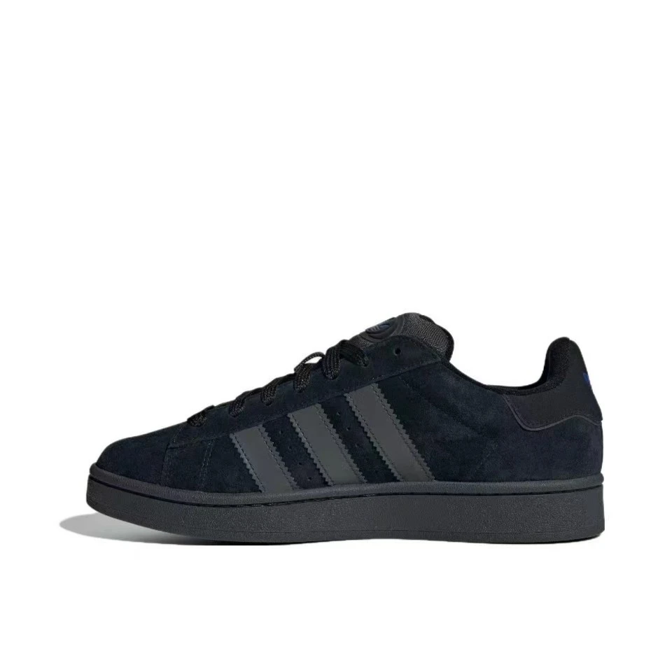 adidas/阿迪达斯Campus 防滑轻便耐磨低帮男女同款板鞋黑色ID2064