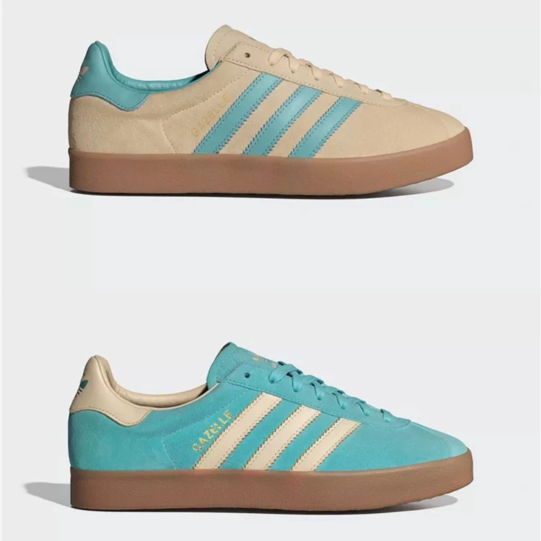 ADIDAS 三叶草春季新款GAZELLE女款经典防滑复古耐磨低帮板鞋双色