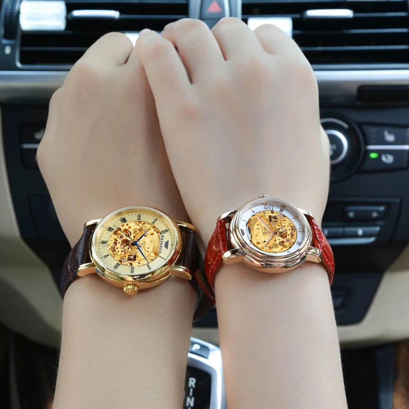 2025新款情侣手表一对防水腕表情侣表高档名牌对表进口机械表女款