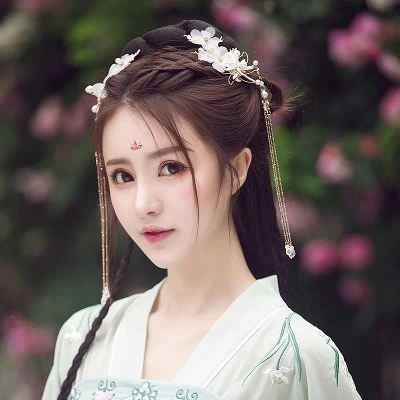 汉服发冠女古风凤冠头饰全套古装古代仙气发夹国风超仙古典发簪子