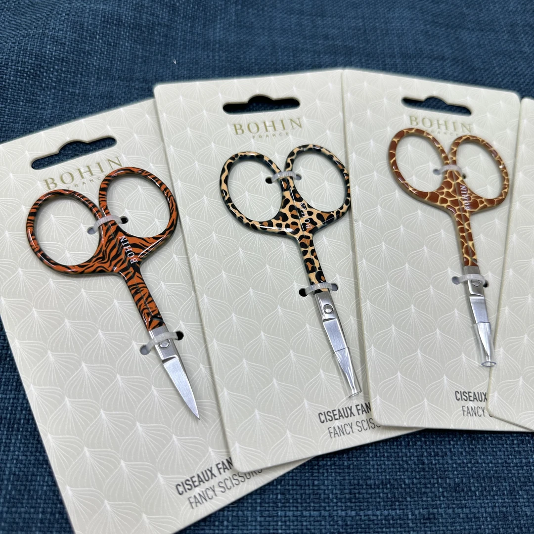 法国Bohin野生世界系列剪刀十字绣配件工具时尚的狩猎图案