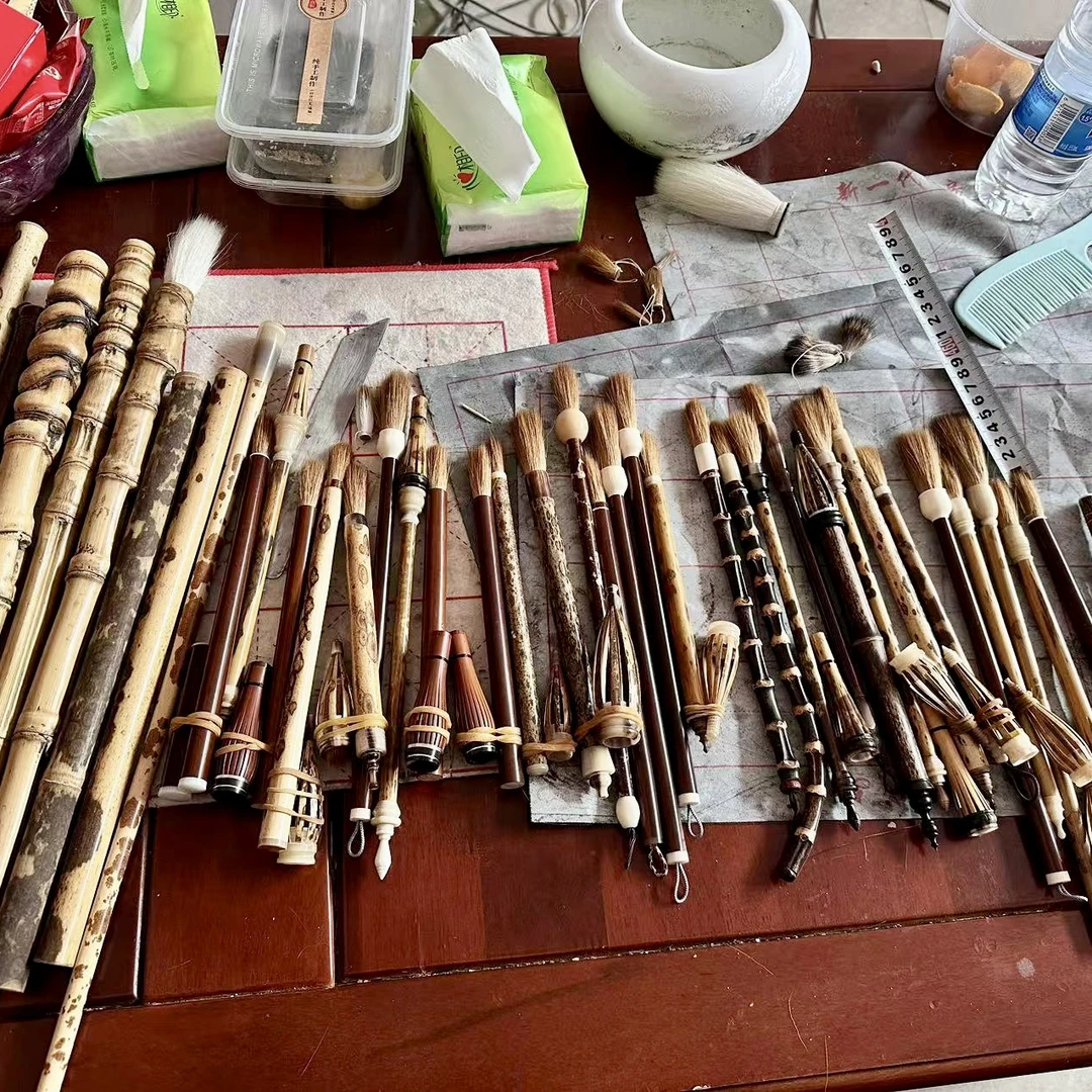 笔杆微瑕毛笔：定制链接