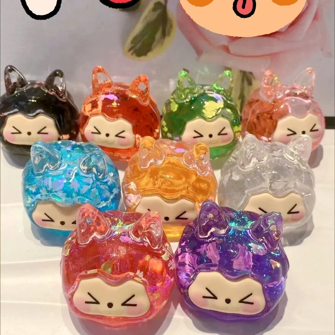 【直播拆】可爱好看的流沙大KIKI创意手工DIY摆件