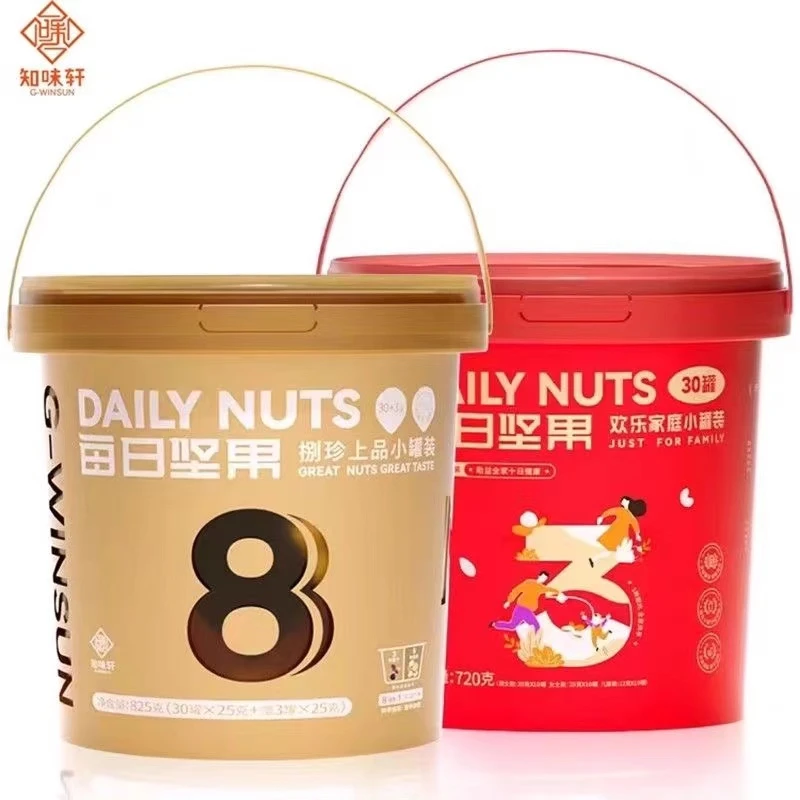 知味轩每日坚果小罐开盖即食果干节日家庭混合健康风味纯坚果罐装