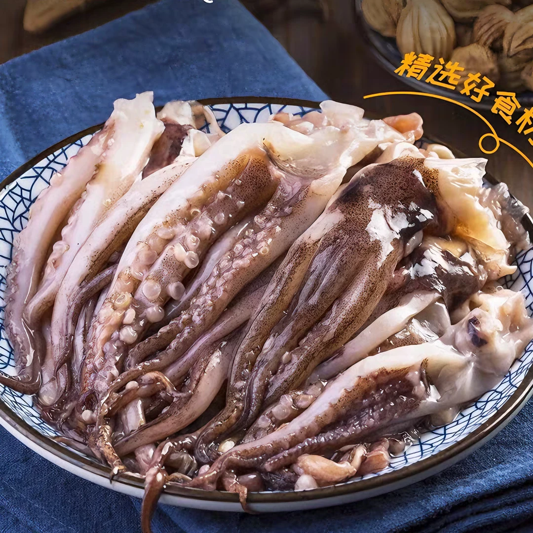 A.木大姐专属连云港发货二本足 冷冻鱿鱼须500g/包到手5斤