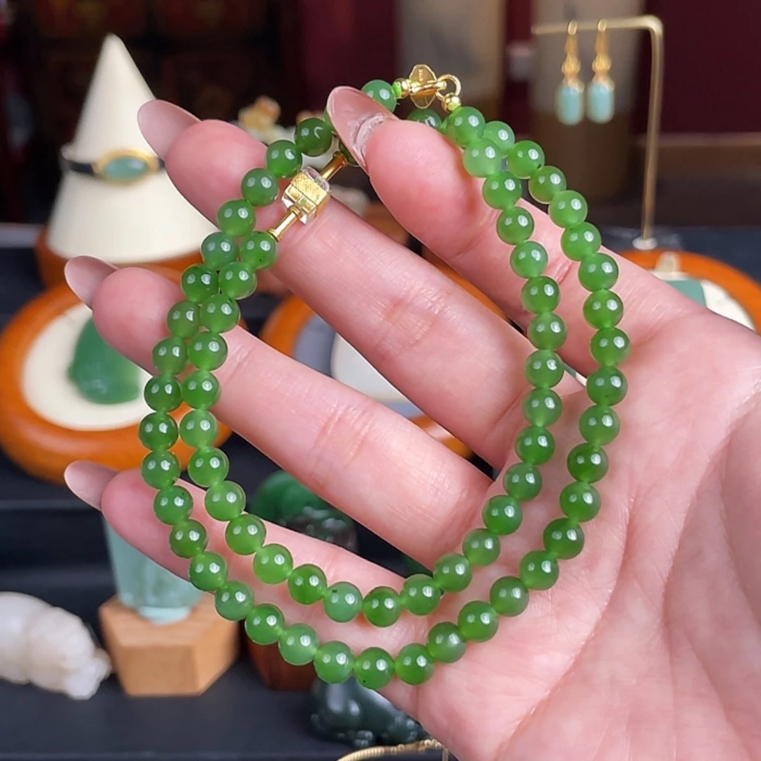 【闪购商品】和田玉颈饰未镶嵌囍*乐