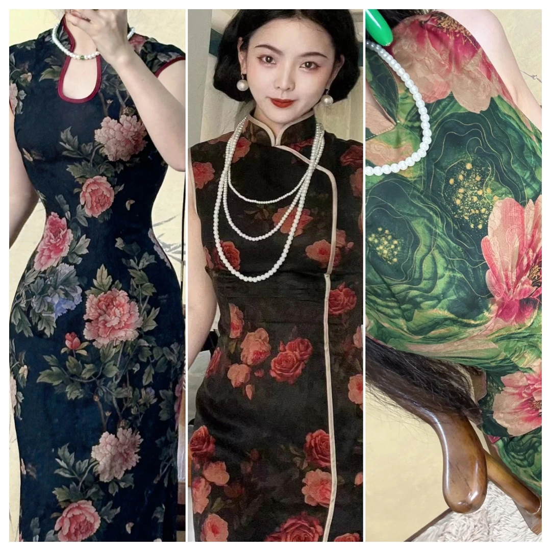 画报夫人原创自制 断码微瑕 香云旗袍福利