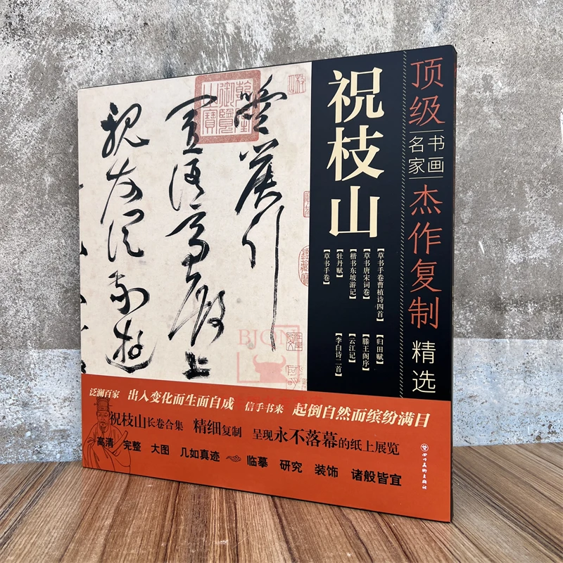 书画名家杰作复制精选祝枝山祝允明书法临摹曹植诗四首云江记