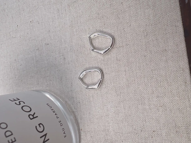 925银耳饰 韩版厂时尚小众设计款不规则银耳饰