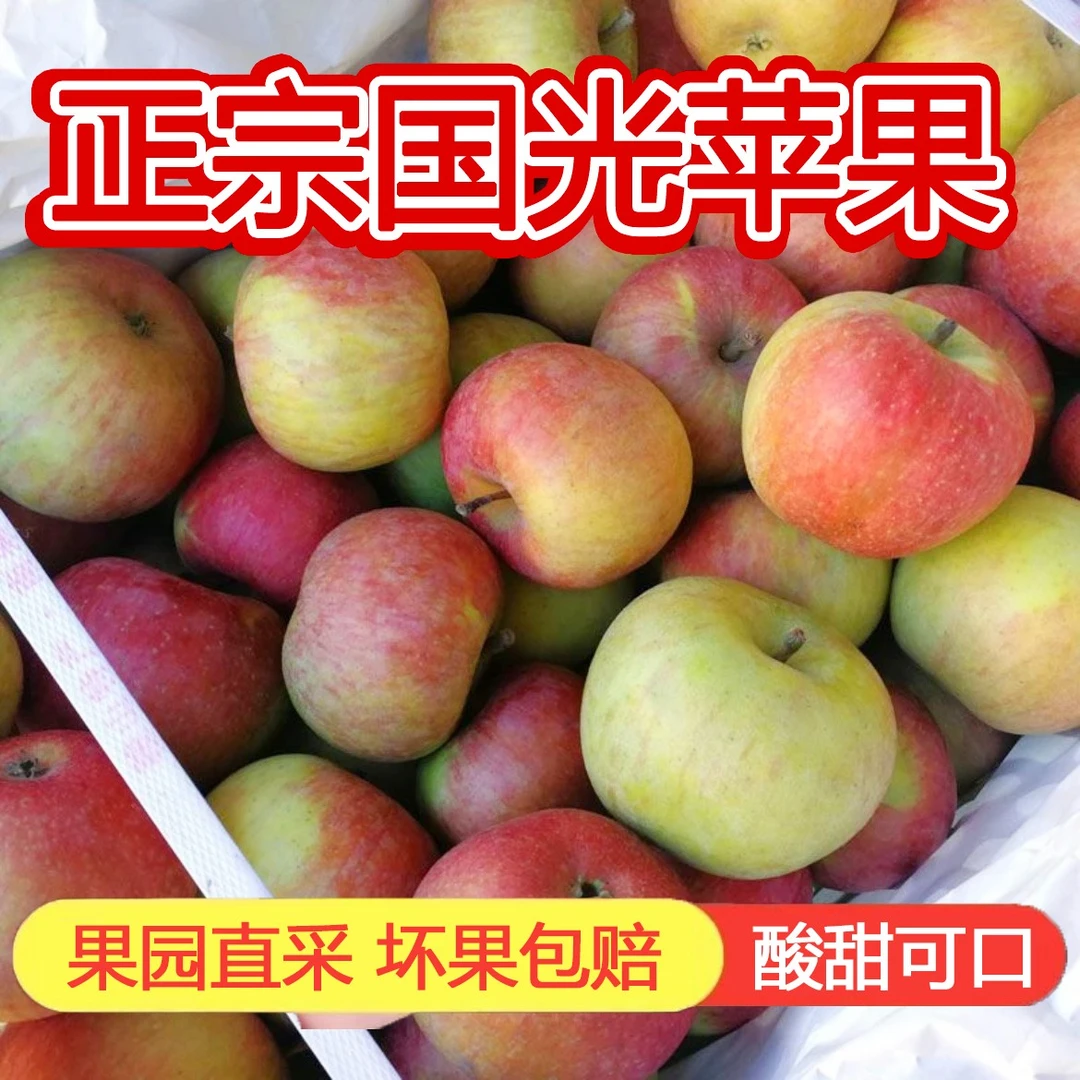 【五斤超值】正宗山地小国光苹果酸甜天然稀有水果（小时候的味道）
