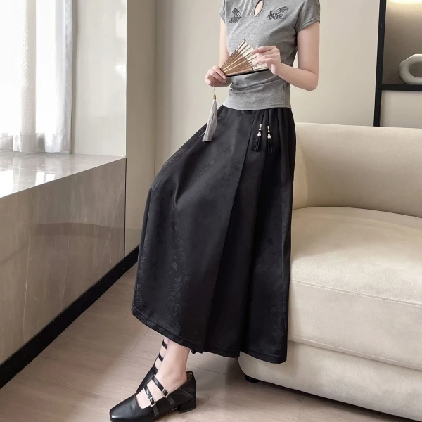 古雅典韵~新中式古风吊坠国色天香西施半身裙 K6025