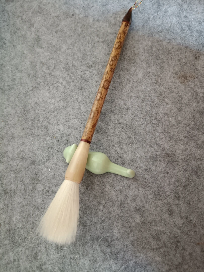 （语雪）细光峰纯羊毫出峰5.5㎝口径1.5㎝作品级毛笔好用