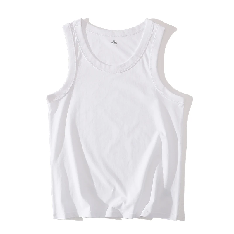 夏季男女休闲背心无袖t恤坎肩中国文字篮球运动复古背心纯色国潮