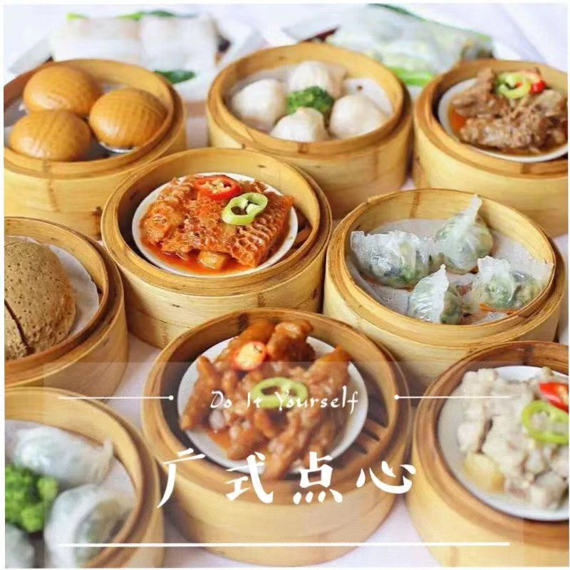 广式糯米鸡广东虾饺皇凤爪烧麦粤港式点心半成品加热速食早餐包子
