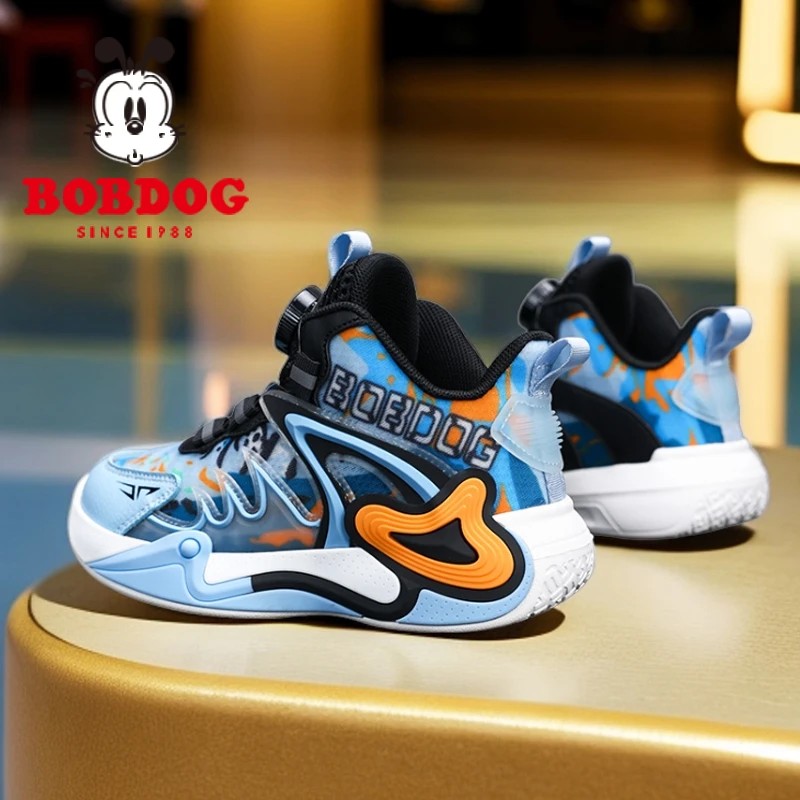 粉丝价】巴布豆篮球鞋男童大男孩2025新款秋季运动鞋儿童中大童
