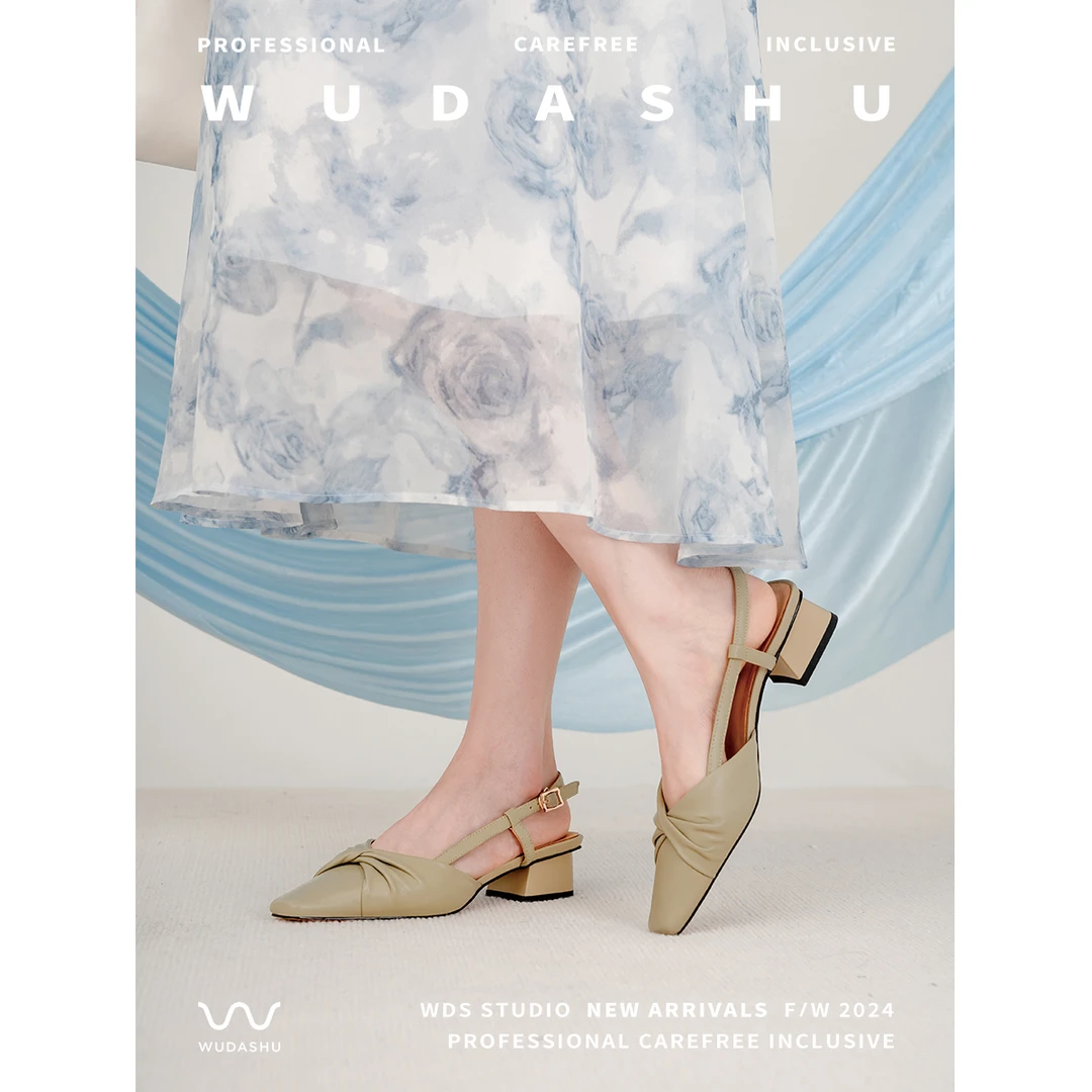 穿高跟鞋的吴大叔气质时尚百搭夏季玛丽珍粗跟一字低跟带高跟鞋