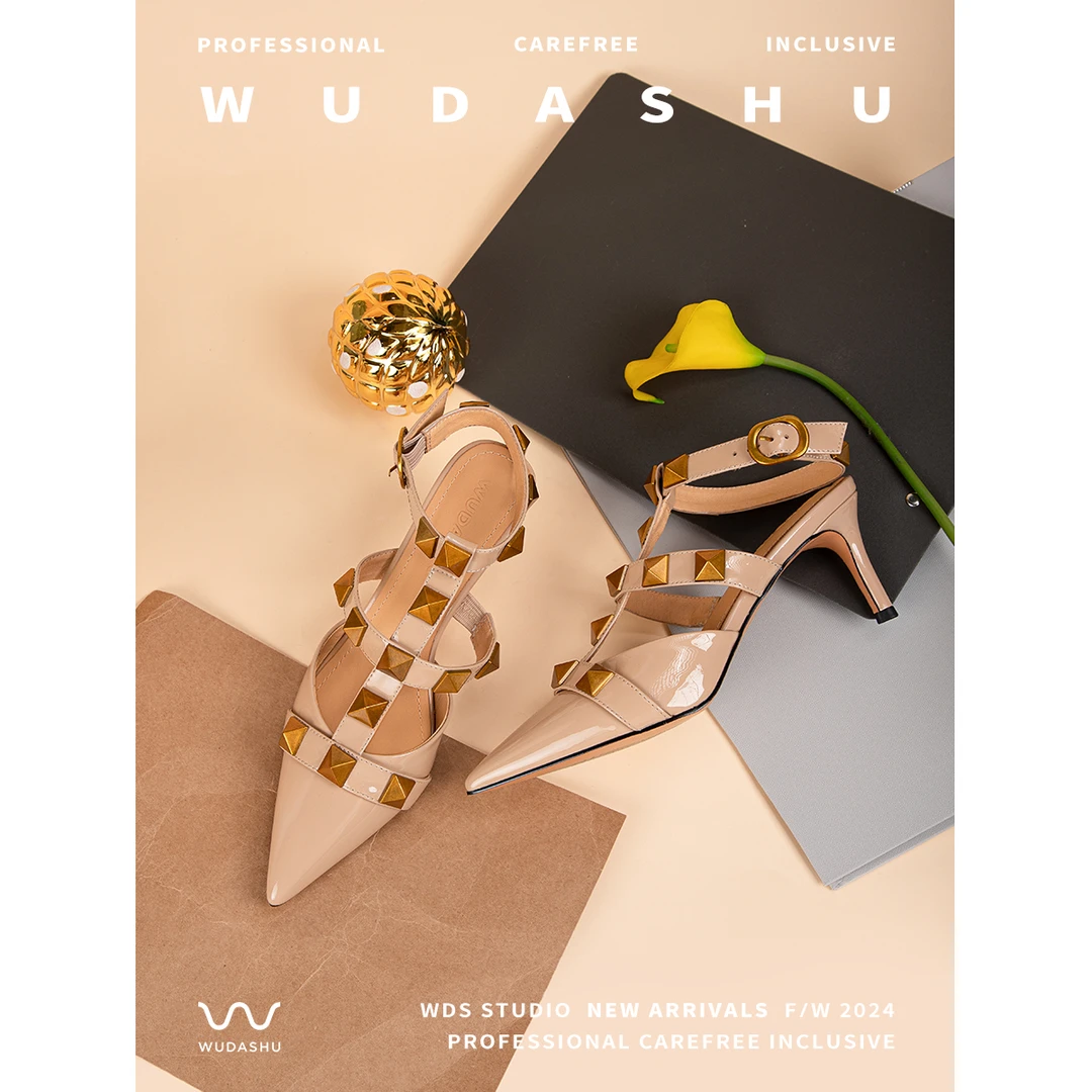 穿高跟鞋的吴大叔浅口高跟鞋鞋子女鞋气质单鞋时尚夏季细跟气质