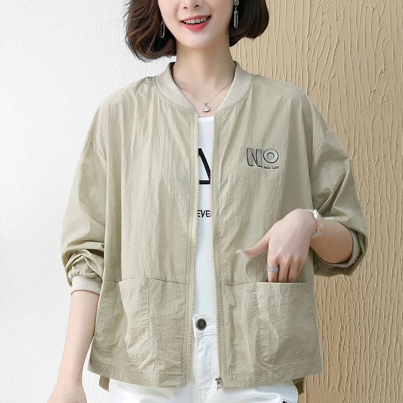 轻薄防晒衣女款2025新款夏季外套中年妈妈防紫外线透气冰丝防晒服