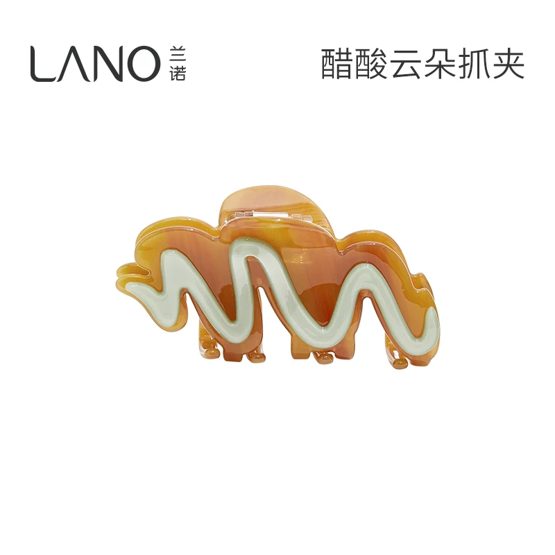 兰诺奶油饼干鲨鱼抓夹后脑勺简约时尚百搭发饰