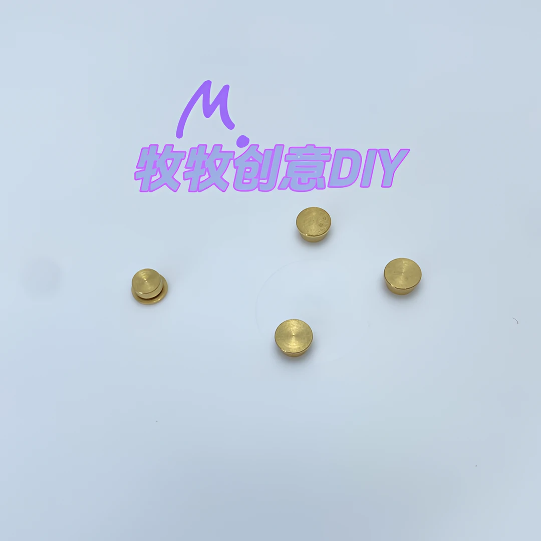 牧牧创意-DIY旋转戒指配件戒指托美甲迷你转轴