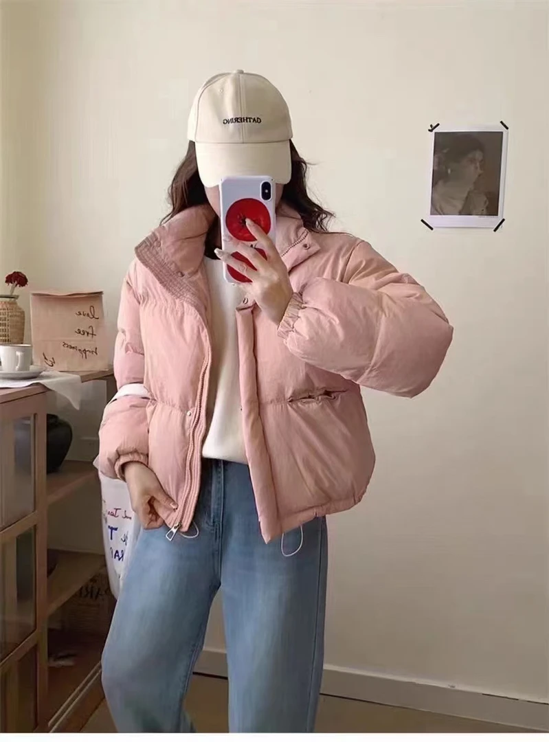 冬季新款韩版小面包羽绒服