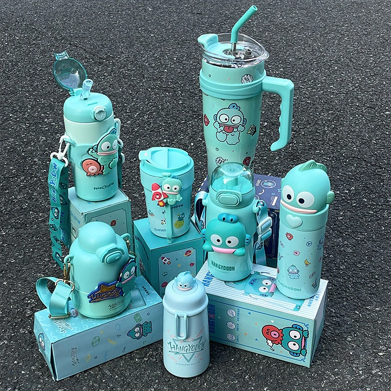 三丽鸥小丑鱼保温杯学生专用可爱水杯女生高颜值儿童水壶吸管杯子