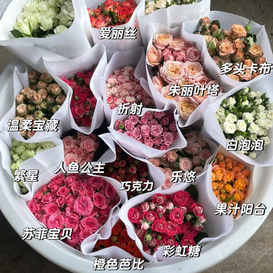 福利多头泡泡20支 包邮【1单中通 2单顺丰京东】云南鲜花基地直发