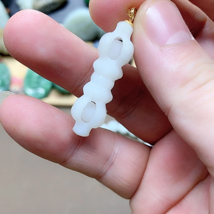 【闪购商品】和田玉挂件未镶嵌悠*.