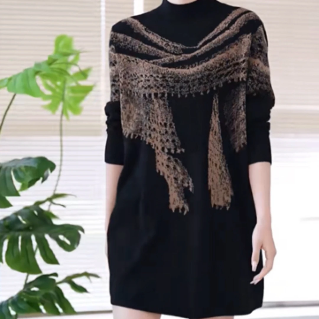 披肩休闲毛衣（短款）