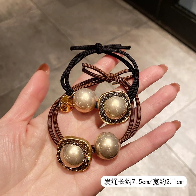 新款气质百搭韩系发圈弹力扎头发绳网红橡皮筋头饰ins头绳发饰品