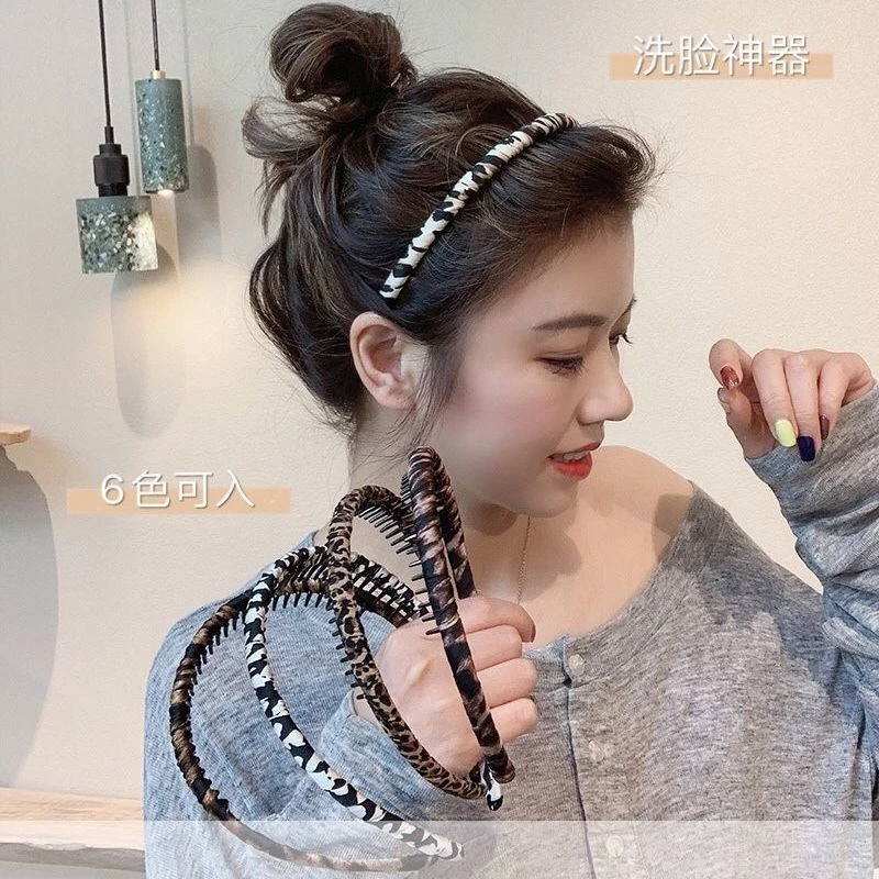 防滑发卡发箍女百搭韩国网红2023年新款头饰时尚外出洗脸头箍发窟