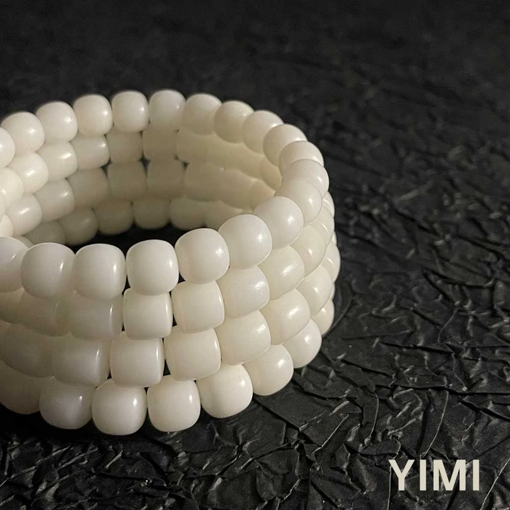 收藏级高品鬼工原生态菩提根8*9手串单圈9*10素圈7*8老型直切