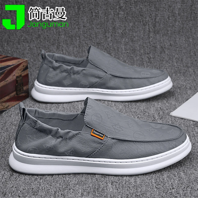 帆布男鞋2024秋季新款透气布鞋潮流百搭男士运动休闲老北京布鞋男