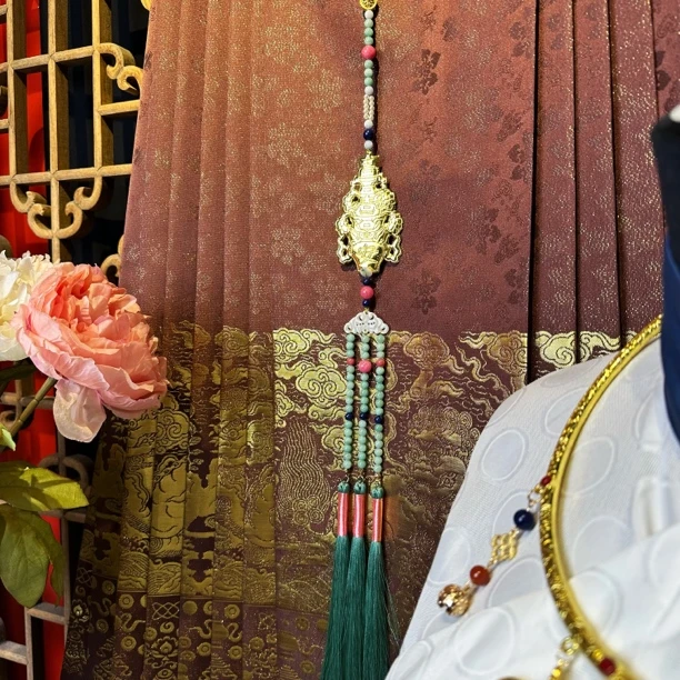 时春居汉服配饰流苏挂饰挂件禁步《平安喜乐》