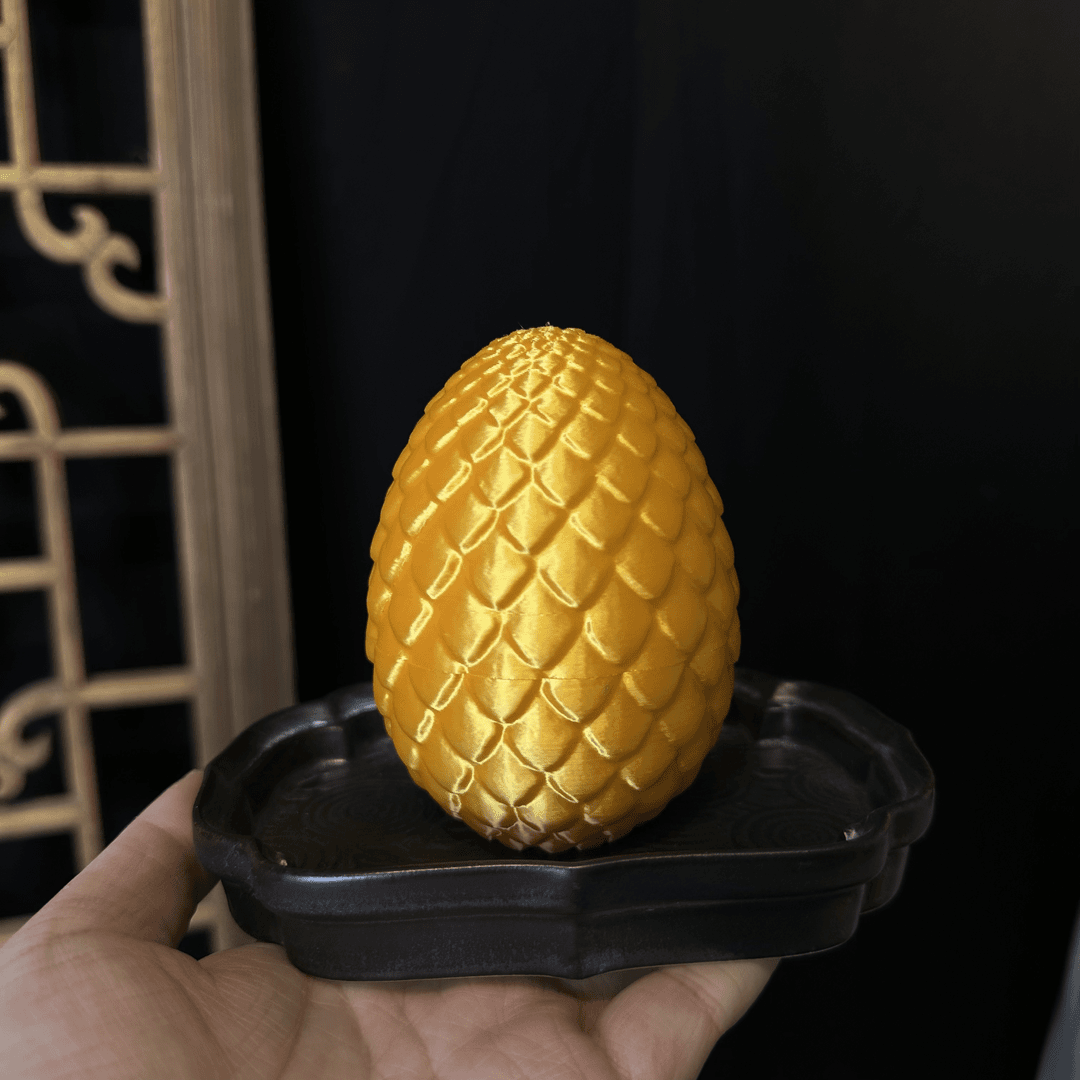 时春居3d打印玩具龙蛋可打开